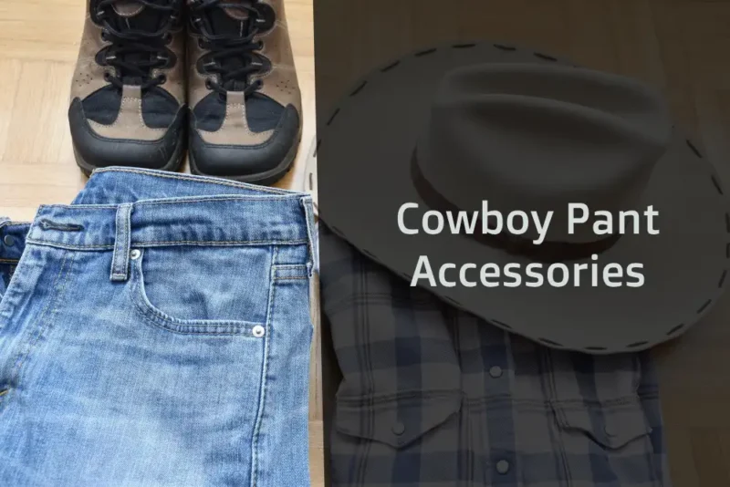 Cowboy Pant Accessories come in various styles, including boot-cut jeans, rugged cargo pants, and western-style denim. They can be styled with tailored or functional clothing, and should fit well and express character.